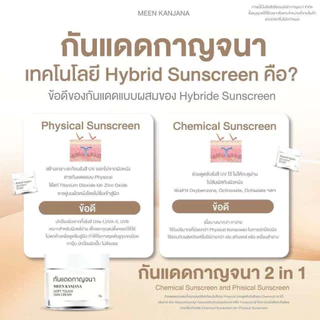 กันแดดกาญจนา SPF 50+ PA+++ + ป้องกันแสง UV sunscreen