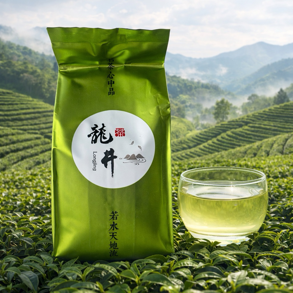ชาใหม่ปี 2026 ชาหลงจิ่ง明前龙井茶 250 กรัม (longjingtea) ชาเขียว ชาจีน