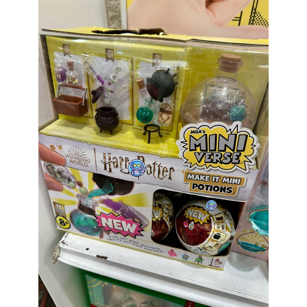 🧙‍♂️(พร้อมส่ง) กล่องจุ่มอุปกรณ์ปรุงยา MGA's Miniverse Harry Potter Make It Mini Potions สวยมาก