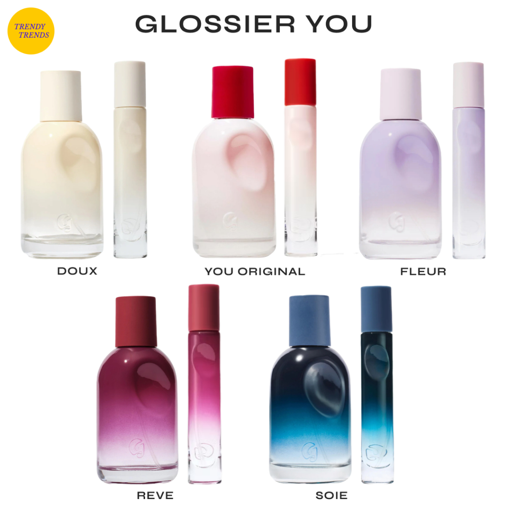 พร้อมส่ง น้ำหอม Glossier You 8ml/50ml | ใหม่ล่าสุด Glossier You Soie, Reve, Doux, Fleur ของแท้USA🇺🇸
