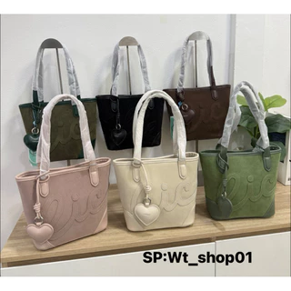 # c9981CICELLE CLUB COLLECTION ✨💚แบรนด์ CICELLE (ซี-เซล) กระเป๋าทรง tote กระเป๋าหนังกลับ กระเป๋าผู้หญิง กระเป๋า