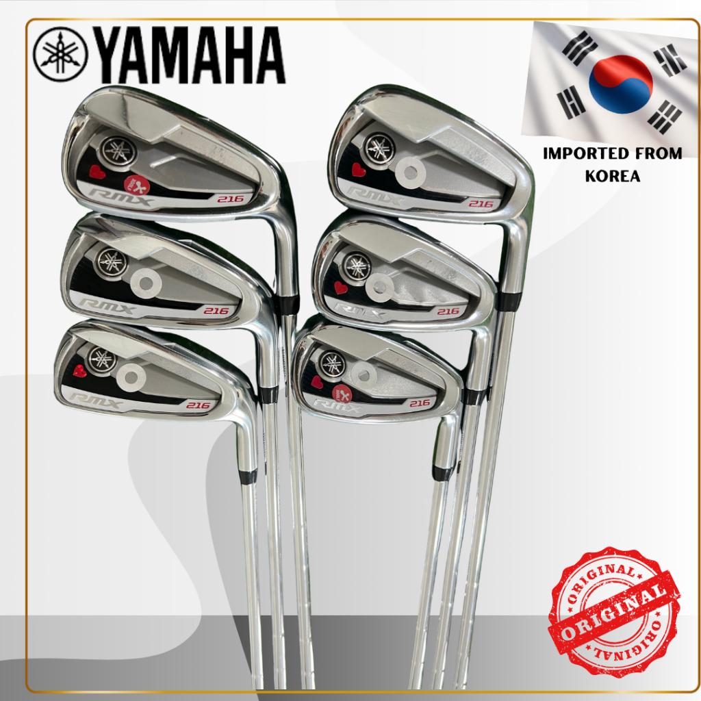 ✨(ชุดไม้เหล็กมือสอง) Yamaha RMX 216 6 Iron- for Man Shaft : N.S Pro Yamaha 95 Flex : R Set : 5,6,7,8