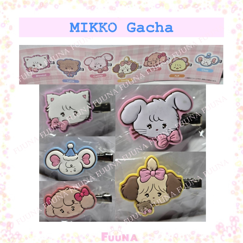 Gachapon MIKKO HairClip สุดน่ารักจากญี่ปุ่น