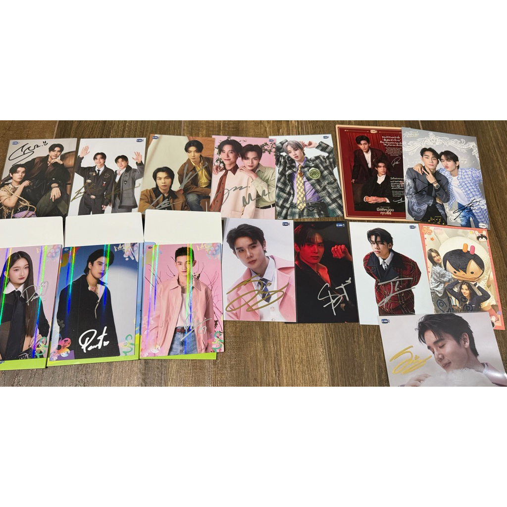 พร้อมส่ง โปสการ์ด ลายเซ็น GMMTV