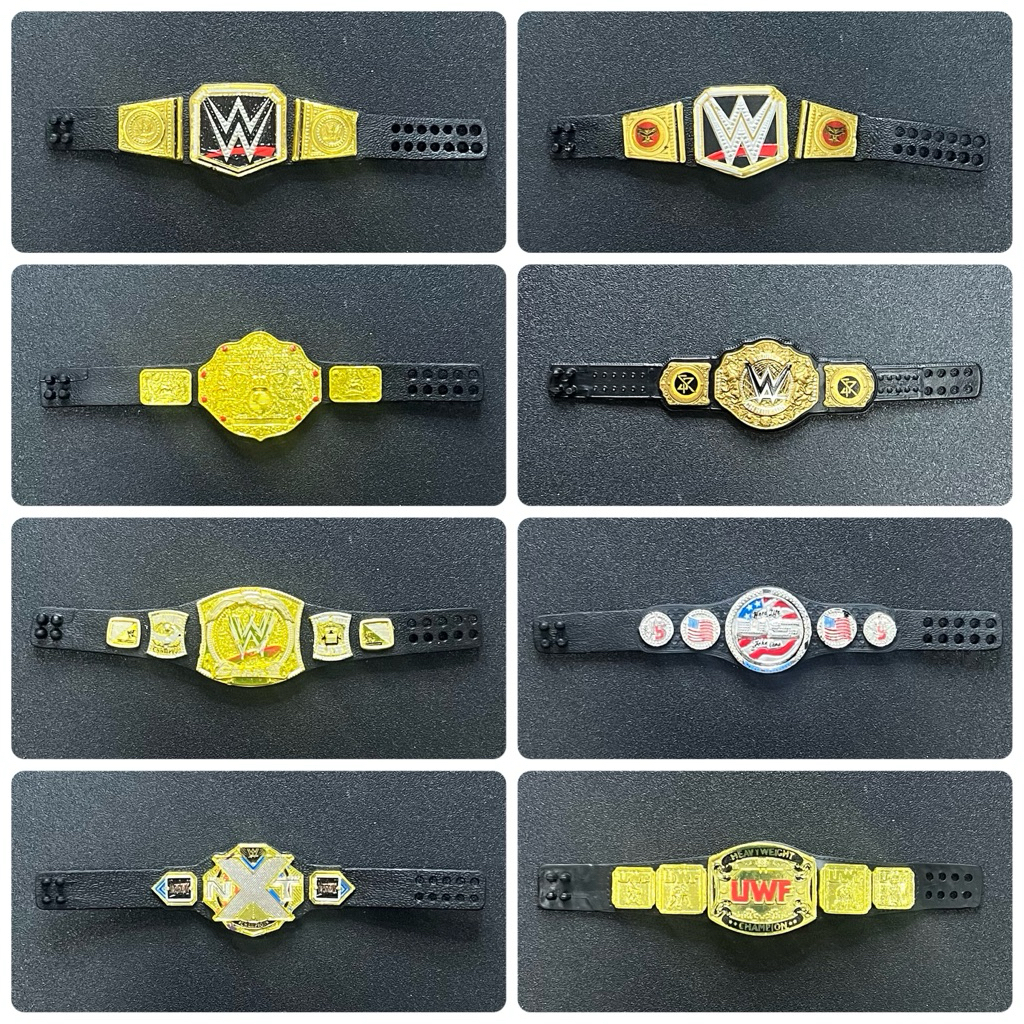 เข็มขัดจิ๋วสำหรับโมเดลมวยปล้ำ สูง 6-7 นิ้ว (5)