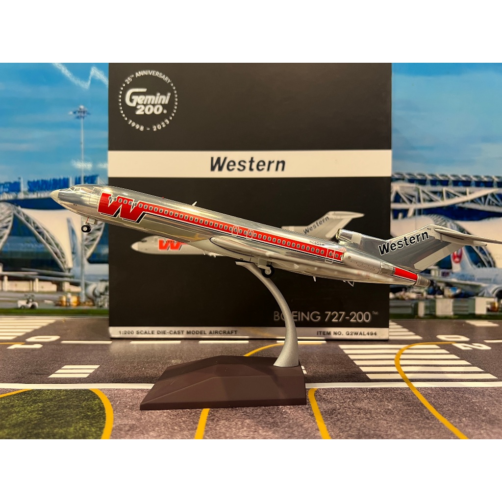 Gemini Jets [G2WAL494] 1:200 Western Airlines B727-200 N2805W ”Bud Light”