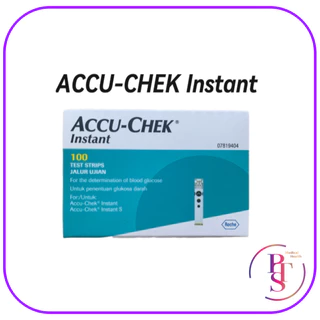 (exp 05-2027) Accu-Chek Instant Test Strip แผ่นตรวจน้ำตาล AccuChek (50/100 แผ่น) (กล่องเขียว)