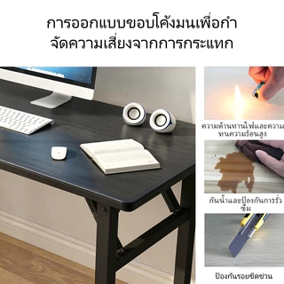 โต๊ะพับ 80/100/120/140CM โต๊ะพับได้ โต๊ะทำงาน เบาและพก ง่ายต่อการพับและเก็บ มั่นคงและทนทาน