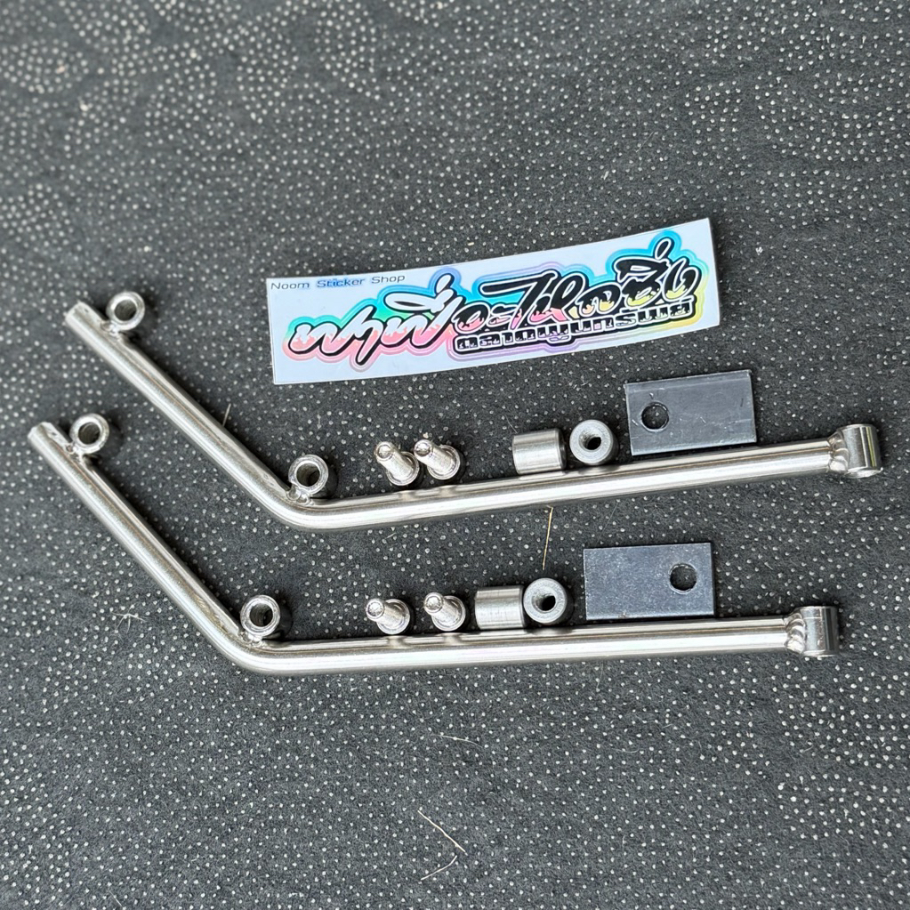 ขากันสะบัด+น็อต W110i / W125R /S/ไฟเลี้ยวบังลม / ดรีมซุปเปอร์คัพ ทรงL #ขายึดกันสะบัดเวฟ ราคาถูก Shopee Lazada