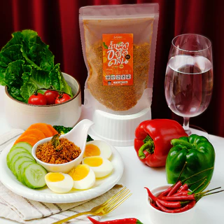 น้ำพริกอกไก่คลีน 2 รสชาติ 🌶️ (สูตรดั้งเดิม / สูตรต้มยำ) คั่วแห้ง ไม่ทอด ไม่มีน้ำมัน-น้ำตาล คีโตทานได้ โปรตีนสูง