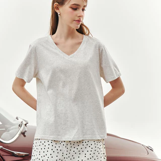 BCTS01 The Effortless V-Neck Series - เสื้อยืดคอวี