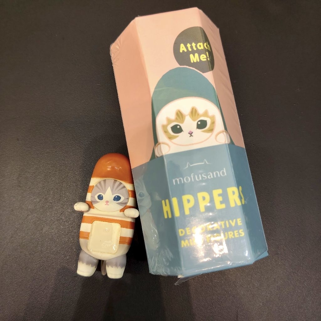 ส่งต่อ🌈Mofusand Hipper🧡แมวเทาปลาไหล💯มีตำหนิจากโรงงานและการใช้ ขอคนรับได้น้าา