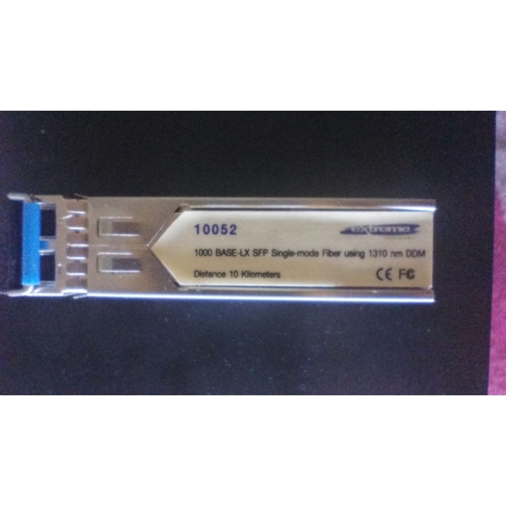 MINI-GBIC-LX-SM1310 1000BASE-LX, SFP Transceiver, SM (1310nm, 10km, LC).
