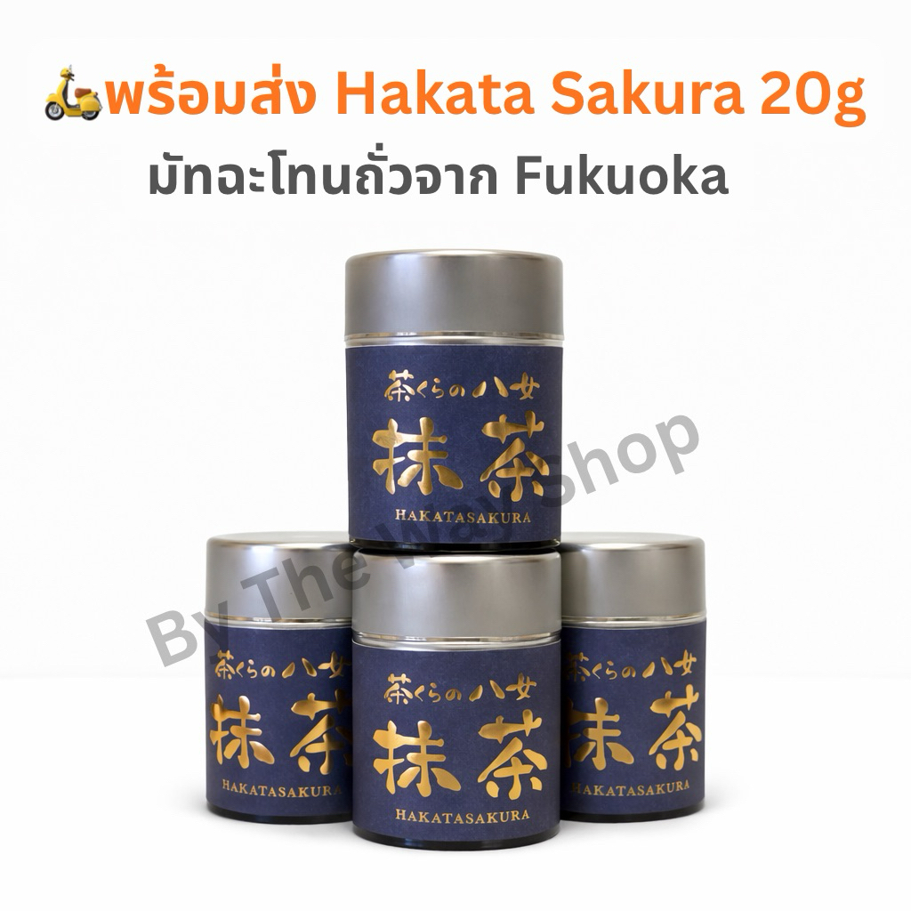 🛵ส่งด่วนได้ พร้อมส่ง Hakata Sakura Matcha 20g จาก Fukuoka 🇯🇵