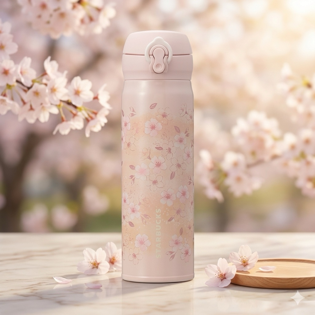 พร้อมส่งในไทย กระบอกเก็บความเย็น/ร้อน Starbucks collection Sakura 2026 ของแรร์ไอเท็มไม่มีวางขายแล้ว