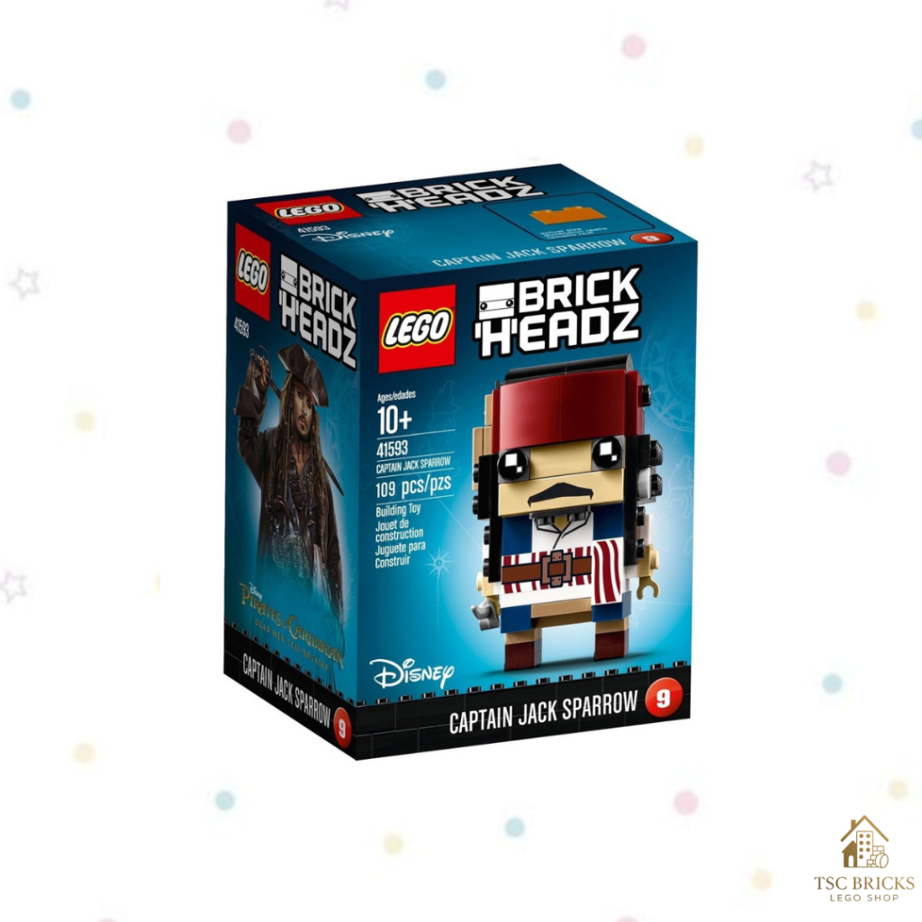 LEGO BRICKHEADZ 41593 Captain Jack Sparrow (สินค้าพร้อมส่งจากไทย)