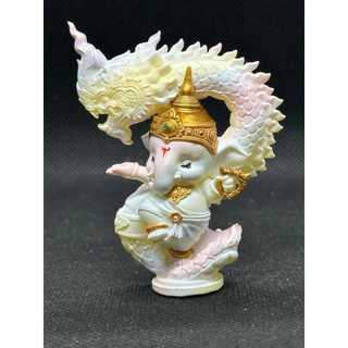 Ganesha with the Guardian Naga Size S (Hand crafted art toy)