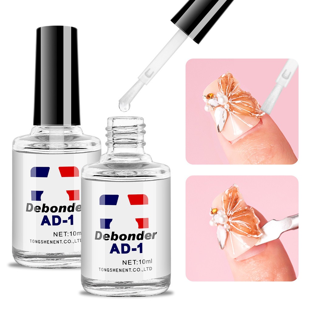 10ML Artificial Nail Glue Debonder Liquid Nail Tip Extension Remover Soak Off Gel