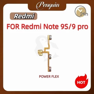 แพรสวิทปิดเปิดเร่งเสียง-ลดเสียง (Power ON-Off + Volume) Xiaomi Redmi Note 9s / 9 Pro