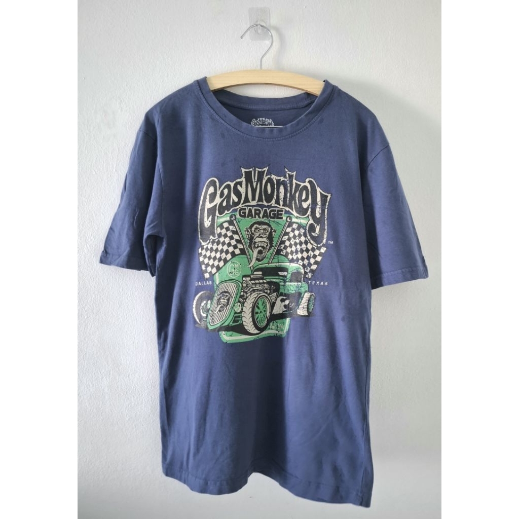 เสื้อยืดมือสอง GASMONKEY GARAGE