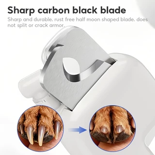 MeeGoo Pet Nail Clipper กรรไกรตัดเล็บสัตว์เลี้ยง มีไฟ LED สําหรับสุนัข แมว พร้อมตะไบในตัว