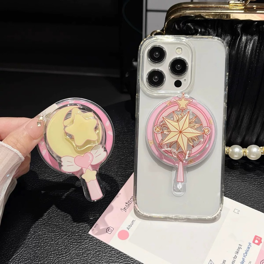 (ส่งทันที!) Supercase | ที่ติดมือถือแม่เหล็ก หมุนได้ Magnatic Griptok เซเลอมูน ดาวคฑา Sailormoon Popsocket ราคา ถูกที่สุด ดีลบีเคเค แกลเลอรีภาพที่ 6