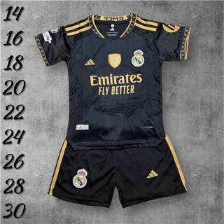 ชุดฟุตบอลชุดกีฬาเด็กเสื้อพร้อมกางเกงผ้านิ่มเย็นใส่สบายขนาดไซร้เด็ก1ขวบถึง13ขวบ
