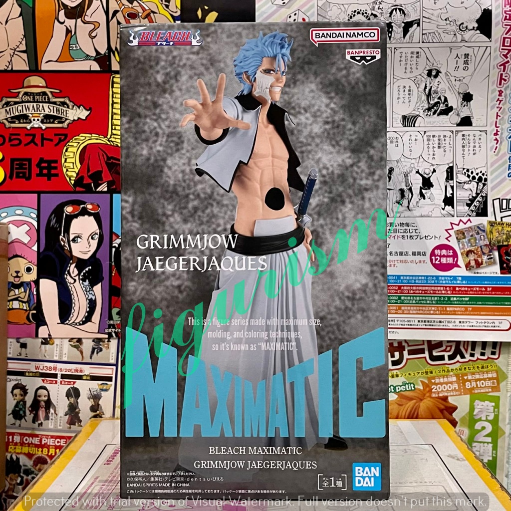 🔥 Bleach MAXIMATIC Grimmjow Jaegerjaques กริมจอว์ บลีช เทพมรณะ 🔥 แท้ ญี่ปุ่น💯