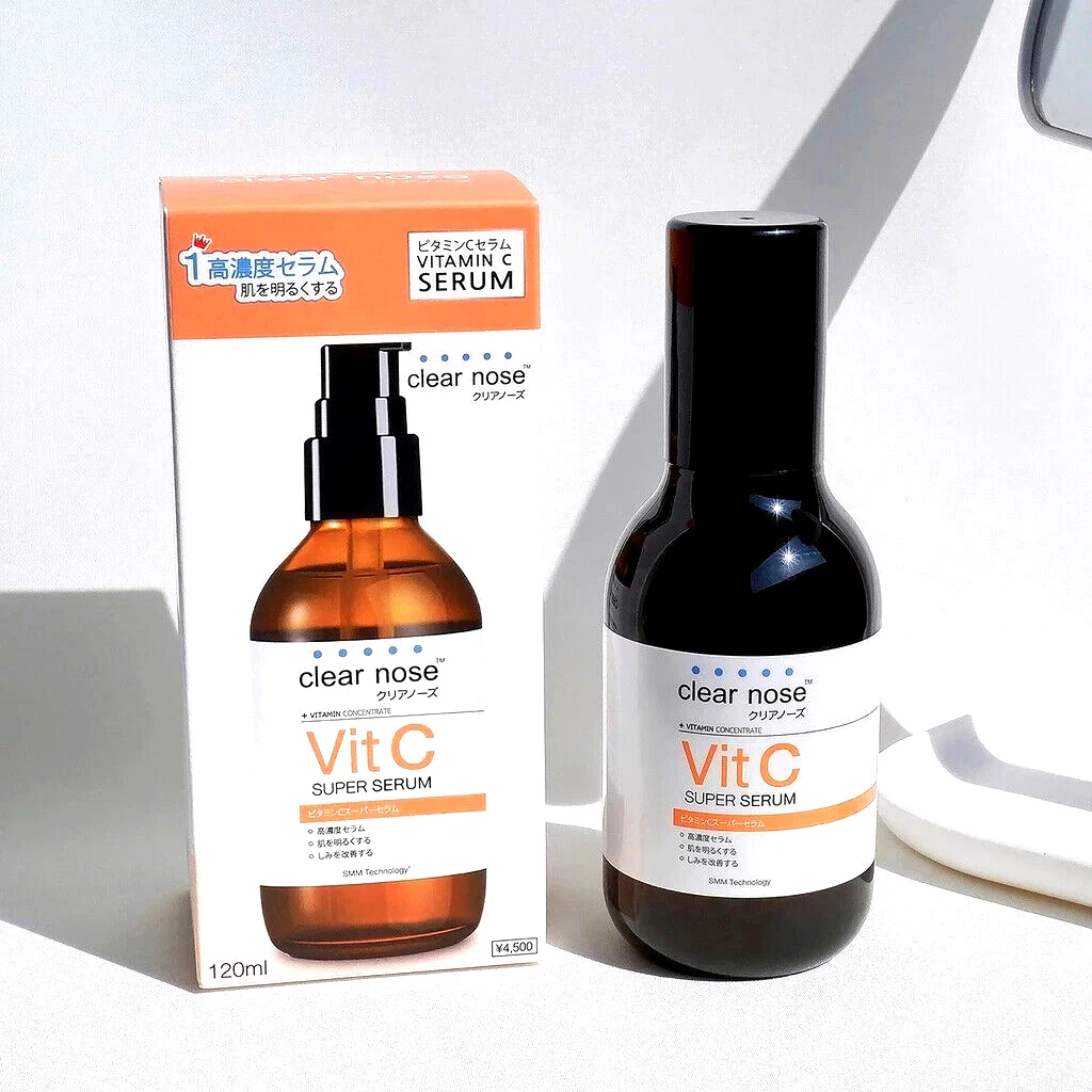 พร้อมส่ง🔥เซรั่มวิตซีเคลียร์โนส Clear Nose Vitamin C Serum 120ml สูตรเข้มข้น ผิวกระจ่างใส เคลียร์โนสเซรั่มวิตามินซี[โปรแ