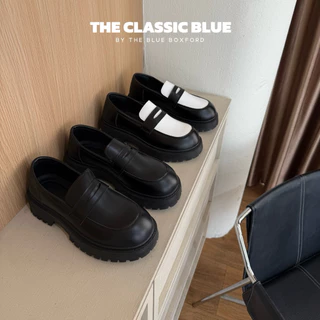 (พร้อมส่ง) The Classic blue - ZERMATT loafer shoes รองเท้าหนังโลฟเฟอร์ - ไซส์ใหญ่สุด 44 ยาว 27.5 ซม.