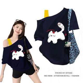 M-3XL เสื้อเบลาส์สไตล์ฤดูร้อน เสื้อผ้าคอตตอน เสื้อแฟชั่นผู้หญิงวัยรุ่นสวยๆ เสื้อแฟชั่นสไตล์เกาหลีผู้หญิง เหมาะกับการสวมใ