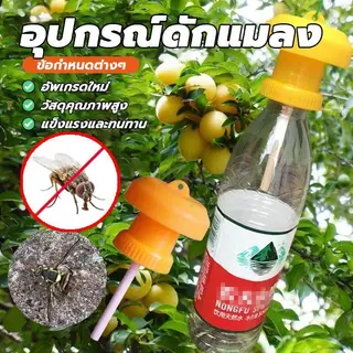 ส่งเร็ว!อุปกรณ์ดักแมลง ดักแมลงวัน ล่อแมลงวันทอง เปลี่ยนสำลีง่าย ใช้ได้กับทุกขวด