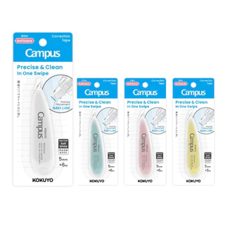 KOKUYO Campus Correction Tape Navi Line เทปลบคำผิด ขนาด 5mm. x 6m. ของแท้ จากประเทศญี่ปุ่น