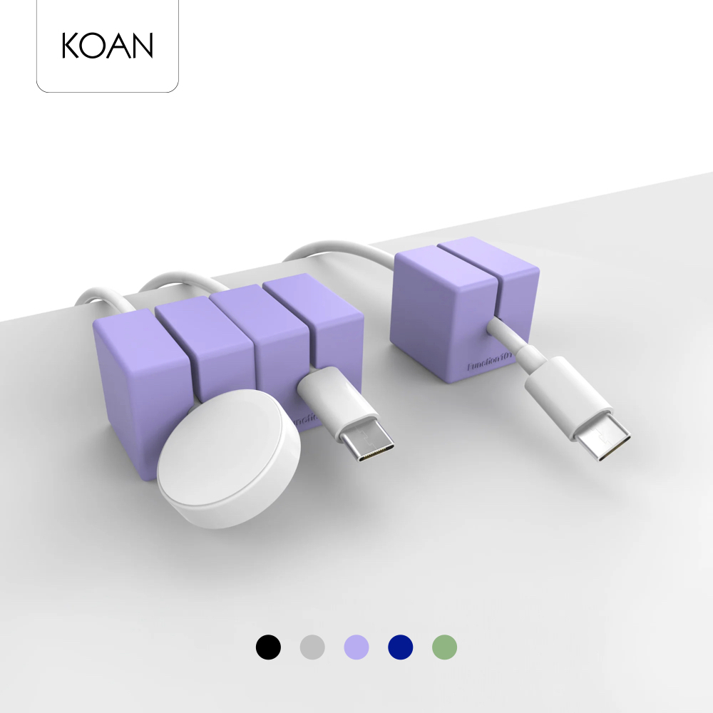 อุปกรณ์จัดเก็บสายเคเบิล Function 101 - Cable Blocks - (3 pack)