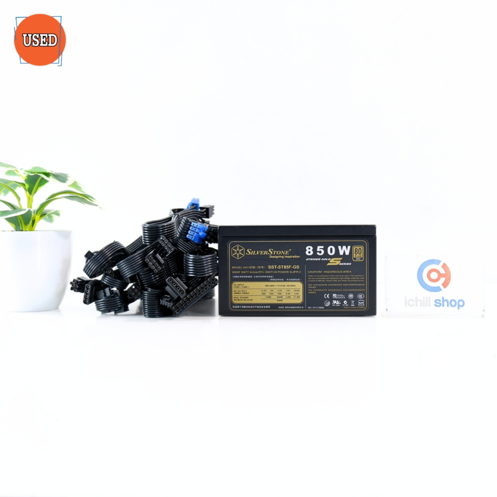 POWER SUPPLY (พาวเวอร์ซัพพลาย) SILVERSTONE ST85F-GS 850W (80 PLUS GOLD) P13580