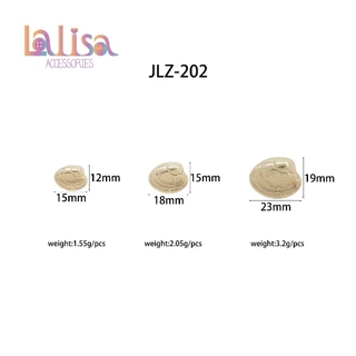 กระดุมดีไซน์ทะเลสุดหรู กระดุมตกแต่งเสื้อผ้า เปลือกหอย ดาวทะเล แฟชั่นงาน DIY alloy button JLZ