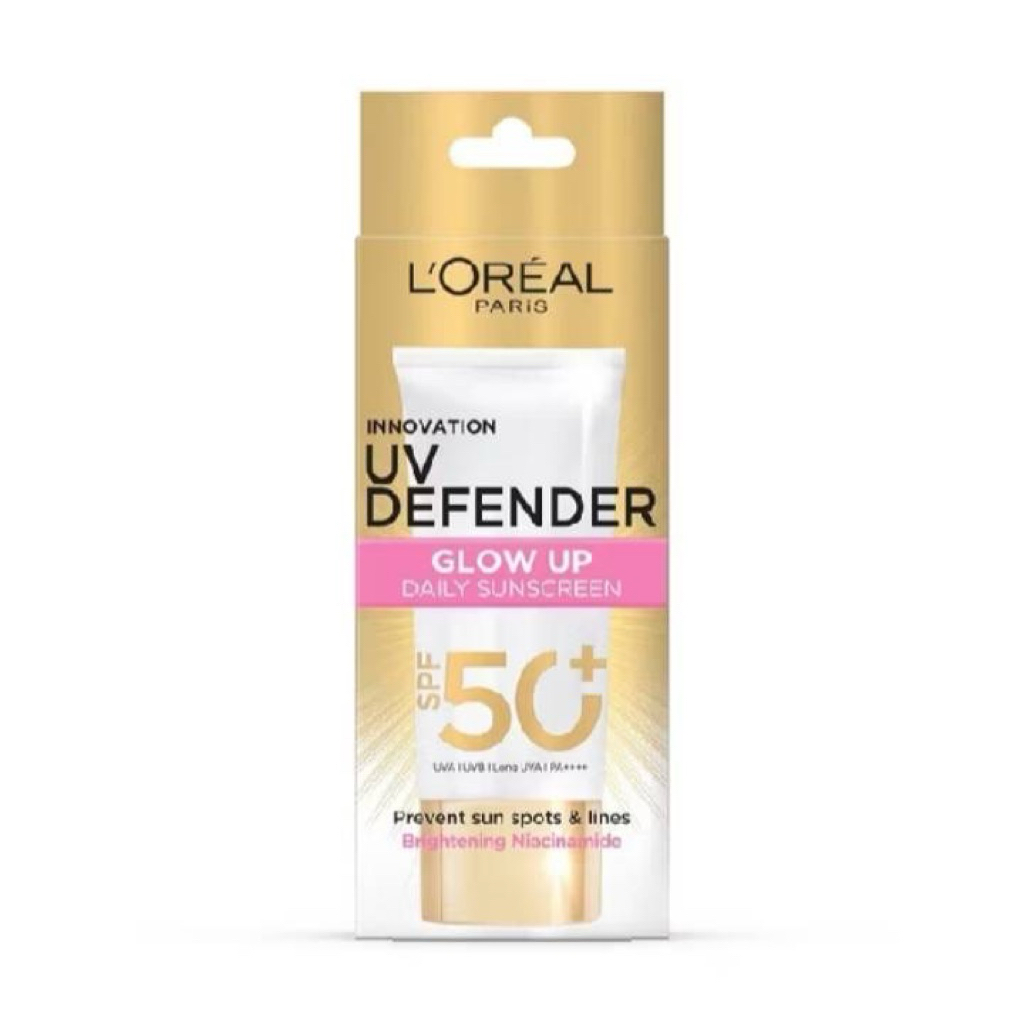 50ml ครีมกันแดด L'OREAL Paris Glycolic-Bright SPF50+ ลดจุดด่างดำ ผิวกระจ่างใส