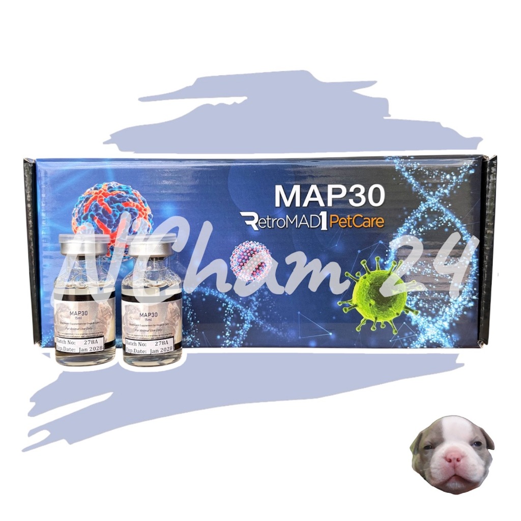 MAP30 RetroMAD1 1 ขวด บรรจุ 15 ml อาหารเสริมทางเลือกใหม่ของโรคติดเชื้อไวรัส