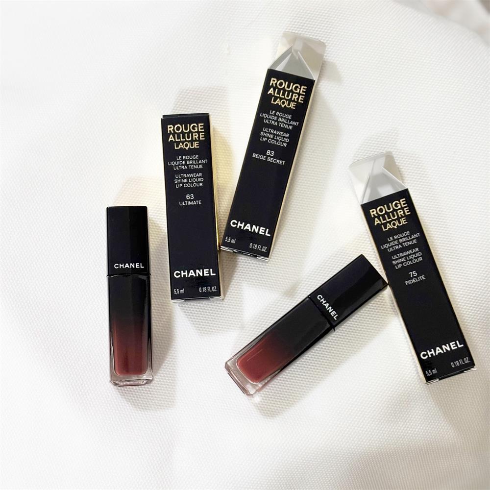 จุด สินค้าแท้ดั้งเดิม Chanel rouge allure laque 5.5 ml สี 62, 63, 75, 82, 83 ราคา ถูกที่สุด ดีลบีเคเค แกลเลอรีภาพที่ 2