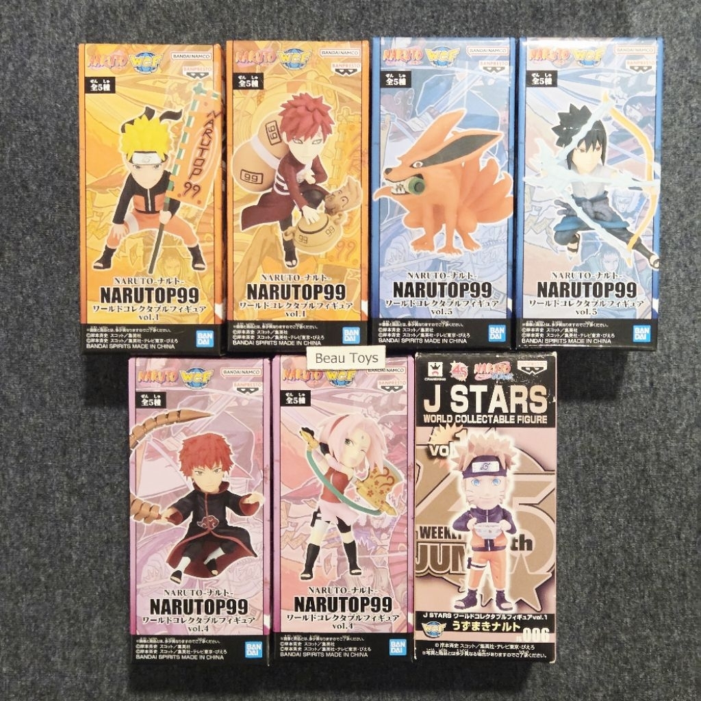 (ของแท้💯%)WCF NarutoP99 / WCF Naruto J Stars (มือ1)🟠🔴⚪️