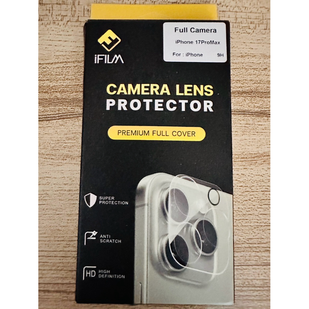 iFilm ฟิล์มกระจก เลนส์กล้อง For iphone 17promax ฟิล์มกันรอย Full Lens Camera
