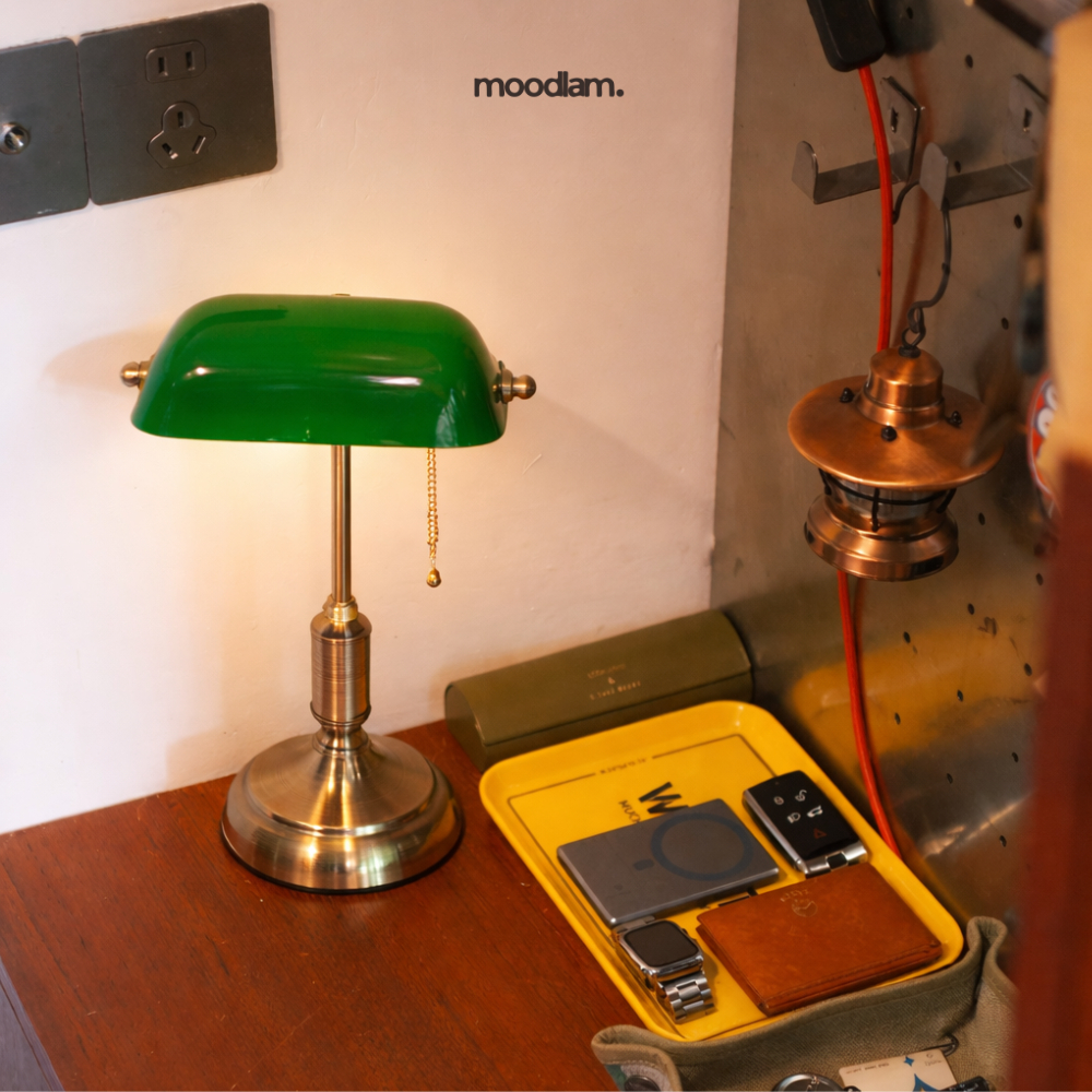 โคมไฟวินเทจ moodlam Atelier Table Lamp Vintage Lamp Ambient Desk Light Home Decor
