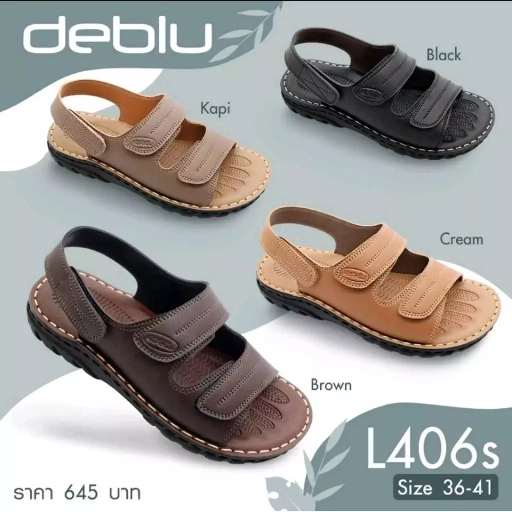 💥ส่งฟรี💥Deblu รุ่นL406s / M4731s ของแท้💯% รองเท้ารัดส้นเพื่อสุขภาพ