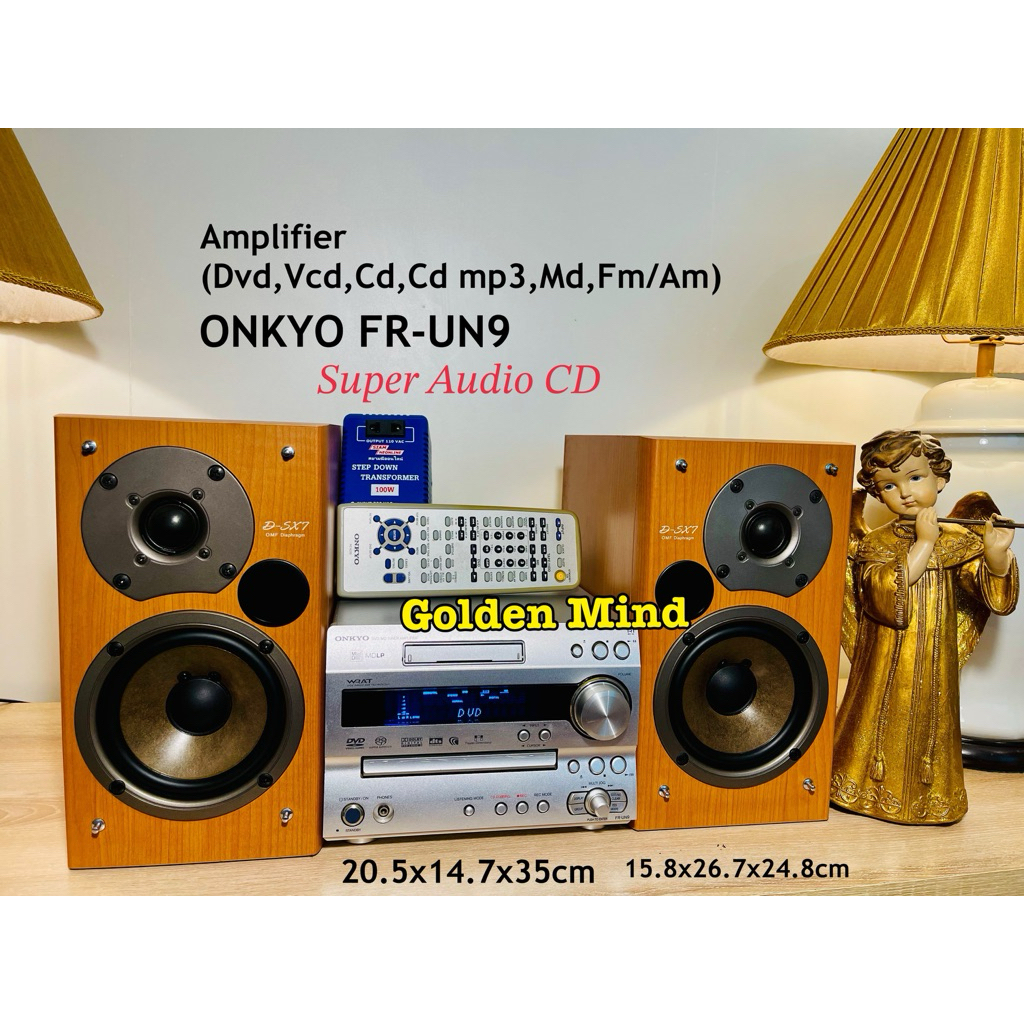 SET-03-180426 ONKYO FR-UN9 ชุดเครื่องขยายเสียงพร้อมลำโพงมือสองจากประเทศญี่ปุ่น