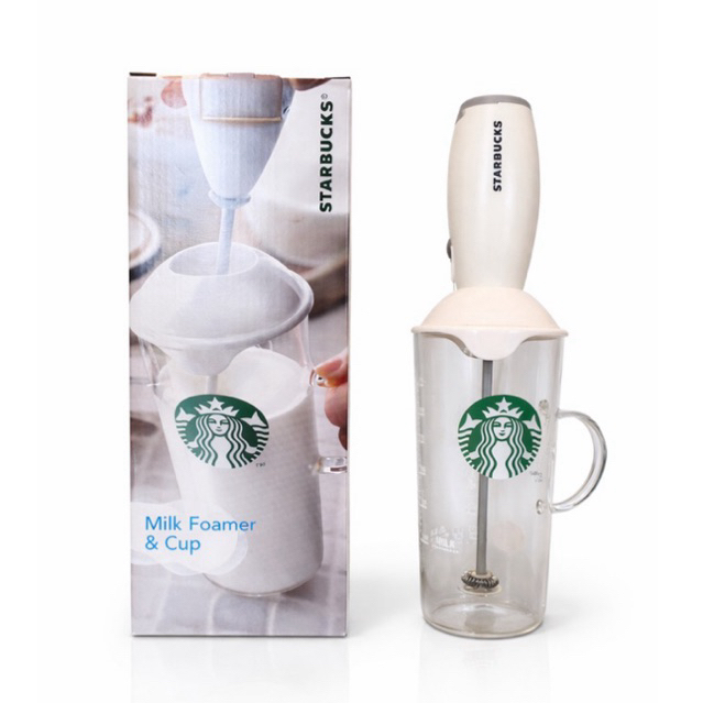 แก้วตีฟองนม Starbucks Milk Foamer & Cup ของแท้ พร้อมส่งในไทย นำเข้าจากสตาบัคประเทศญี่ปุ่น ราคา ถูกที่สุด ดีลบีเคเค แกลเลอรีภาพที่ 2