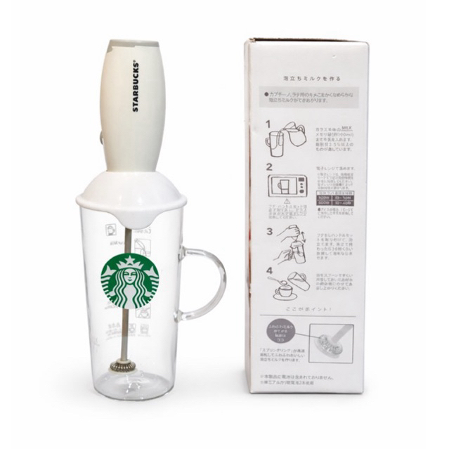 แก้วตีฟองนม Starbucks Milk Foamer & Cup ของแท้ พร้อมส่งในไทย นำเข้าจากสตาบัคประเทศญี่ปุ่น ราคา ถูกที่สุด ดีลบีเคเค แกลเลอรีภาพที่ 3