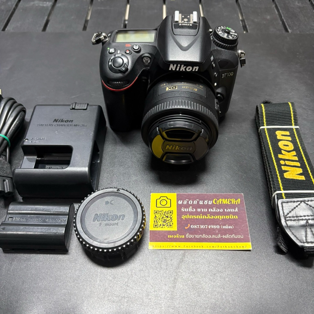 NIKON D7100 Body สวยๆ (แถมเลนส์ Nikon 35/f1.8G เลนส์ไม่ออโต้โฟกัส) แมนวลได้