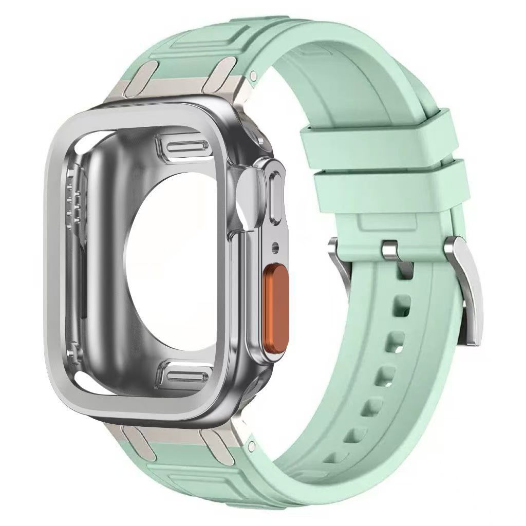 สายซิลิโคนและเคส สำหรับ Apple Watch Series 9 และ Apple Watch Ultra 2