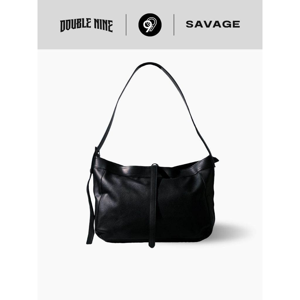 DOUBLE NINE : SAVAGE HOBO กระเป๋าสะพายข้างซาเวจทรงโฮโบ