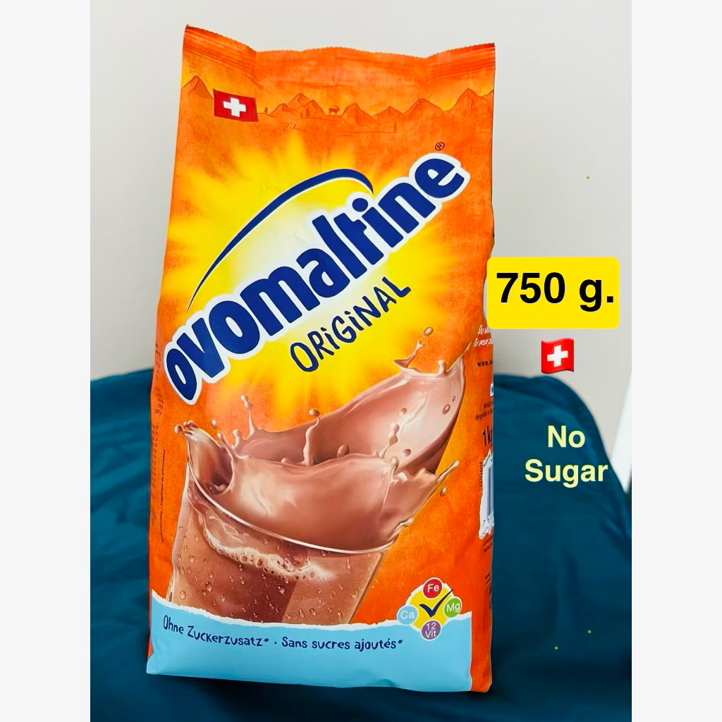 Ovomaltine Original ถุง 750 g. ของแท้จากสวิส